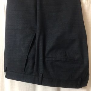Navy plaid Hugo Boss dress pants 32R